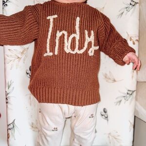 Baby/ toddler/ kids custom name sweater